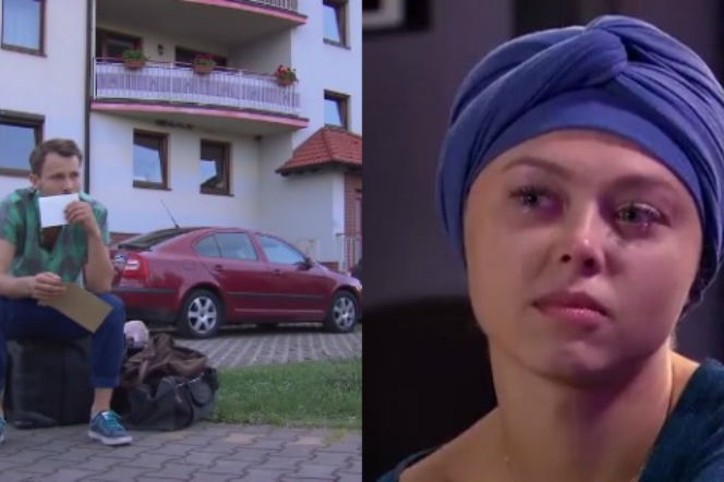 Pierwsza miłość. Radek (Mateusz Banasiuk), Jowita (Joanna Opozda)