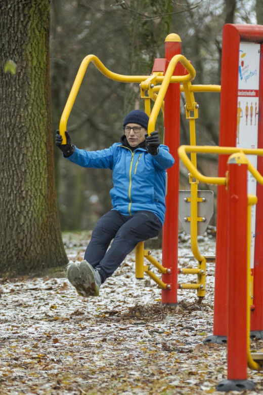 Kwiatkowski pakuje na mrozie