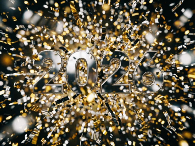 Piękne kartki, grafiki i obrazki na Nowy Rok 2026