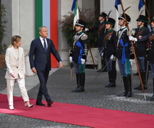 Donald Tusk spotkał się z Giorgią Meloni