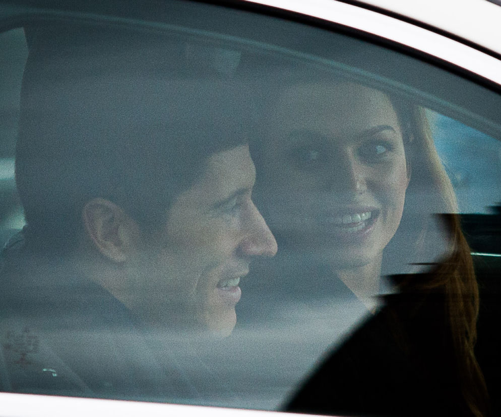 Robert i Ania Lewandowscy w Warszawie