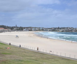 Plaża Bondi Beach w Sydney - miejsce zamachu
