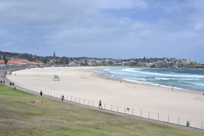 Plaża Bondi Beach w Sydney - miejsce zamachu