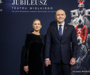 Marta Nawrocka na jubileuszu Teatru Wielkiego