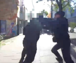 Policja pokazała nagranie z zatrzymania na Marszałkowskiej