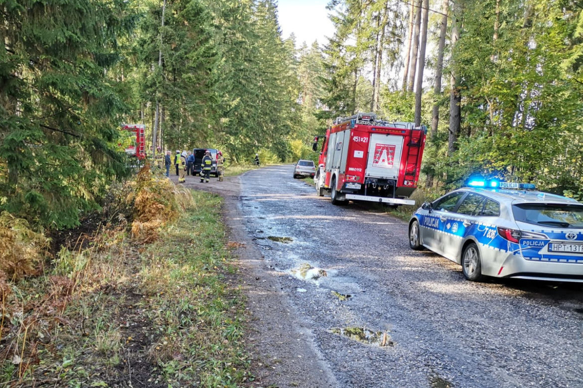 Śmiertelny wypadek pod Gołdapią