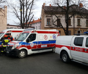 Ewakuacja w centrum miasta! Sześć osób zostało poszkodowanych