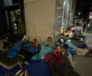 Niezbędni, ale wykluczeni protestują na Manhattanie