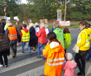 Mieszkańcy Siernieczka zablokowali ul. Fordońską