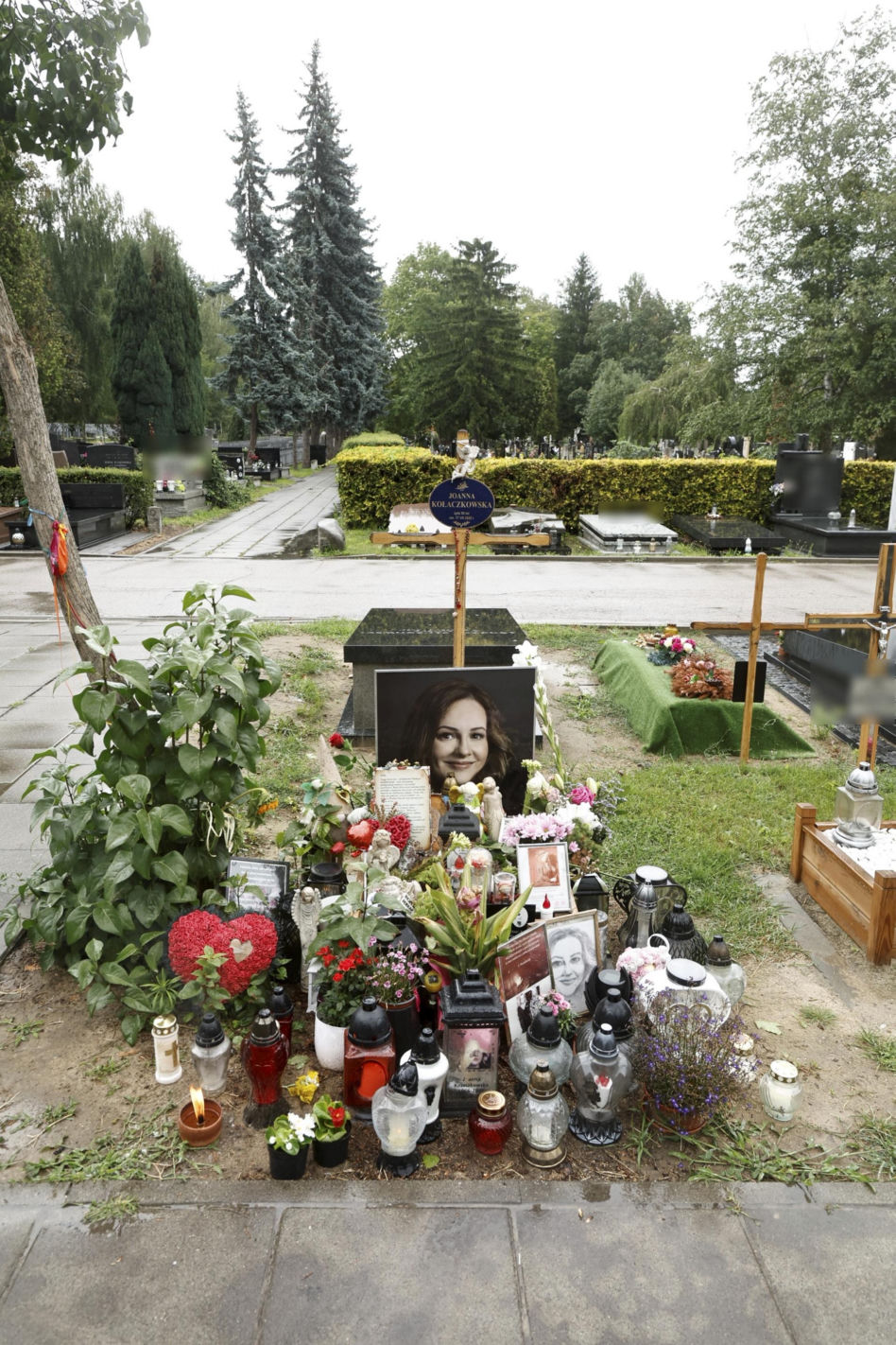 Tak wygląda dziś grób Joanny Kołaczkowskiej