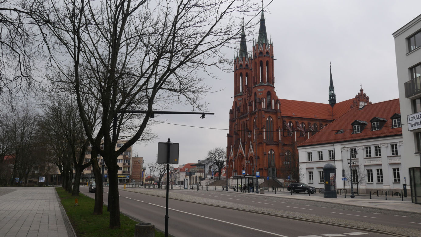 Koronawirus: Czy białostoczanie boją się zarazy? Tak wyglądają ulice Białegostoku