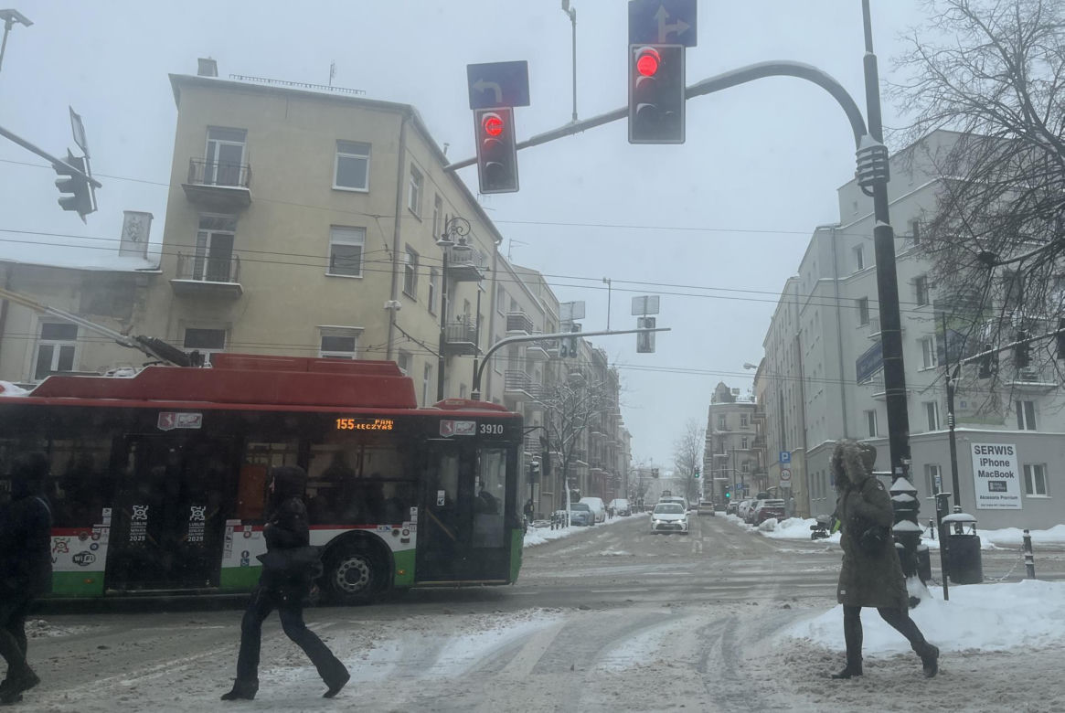 Zima w Lublinie. Miasto tonie w śniegu