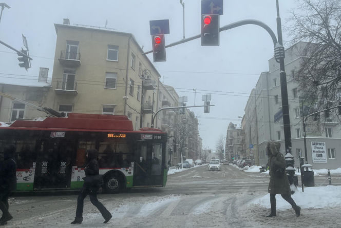 Zima w Lublinie. Miasto tonie w śniegu