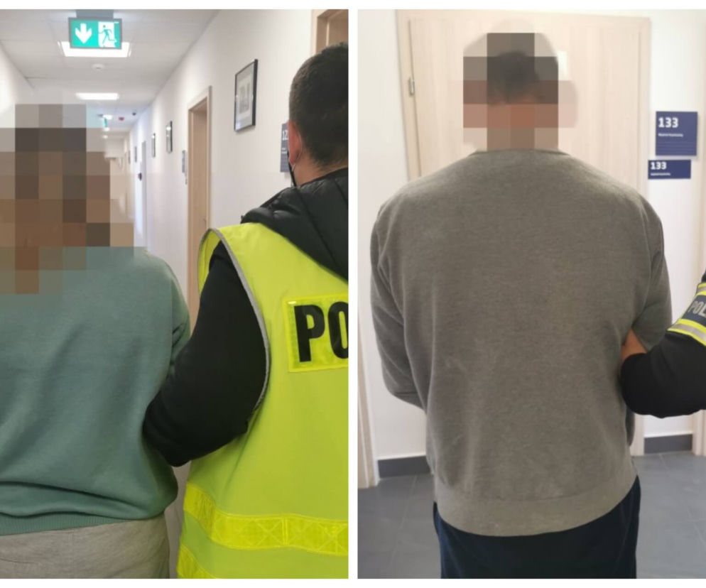 Para zdewastowała drzwi w miejskiej ubikacji na oczach kamery