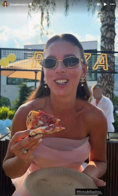 Klaudia Halejcio wyprawiła córce urodziny