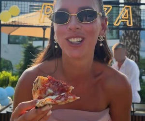 Klaudia Halejcio wyprawiła córce urodziny