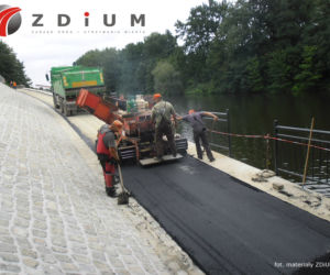Prace pod mostem Szzczytnickim na finiszu