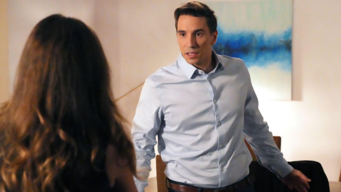 Barwy szczęścia, odc. 3345. Oliwka (Wiktoria Gąsiewska), Tomek Kępski (Jakub Sokołowski)