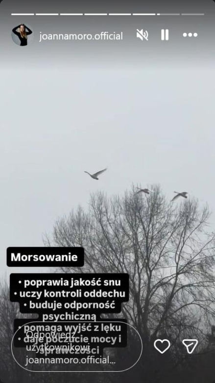 Fani drżeli o jej zdrowie, a ona… wskoczyła do lodu. Szokujące nagranie Joanny Moro!