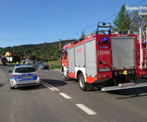 Wypadek w Wilkowicach