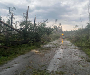 Potężna nawałnica w powiecie oleśnickim