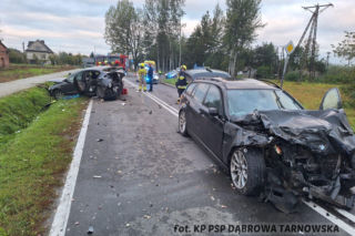Groźny wypadek w miejscowości Borki koło Szczucina