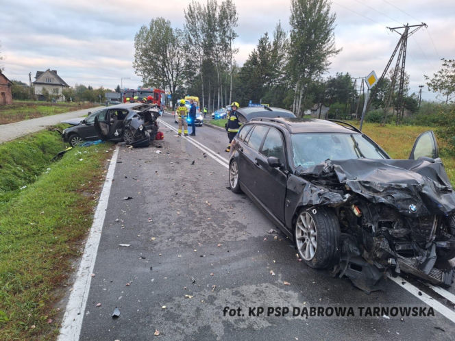 Groźny wypadek w miejscowości Borki koło Szczucina
