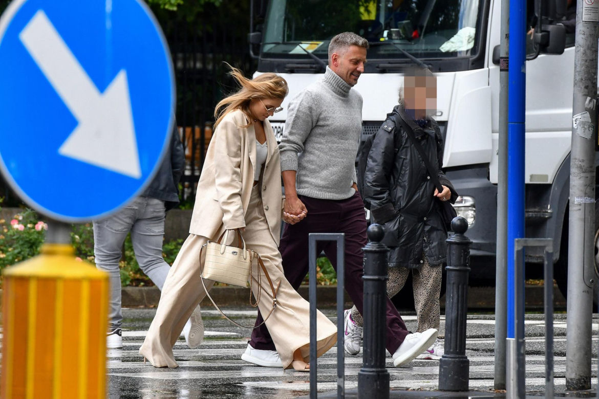 Agnieszka Kaczorowska i Marcin Rogacewicz dziewięć miesięcy i wciąż razem
