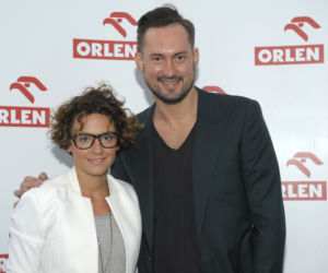 Marcin Prokop i jego żona Maria