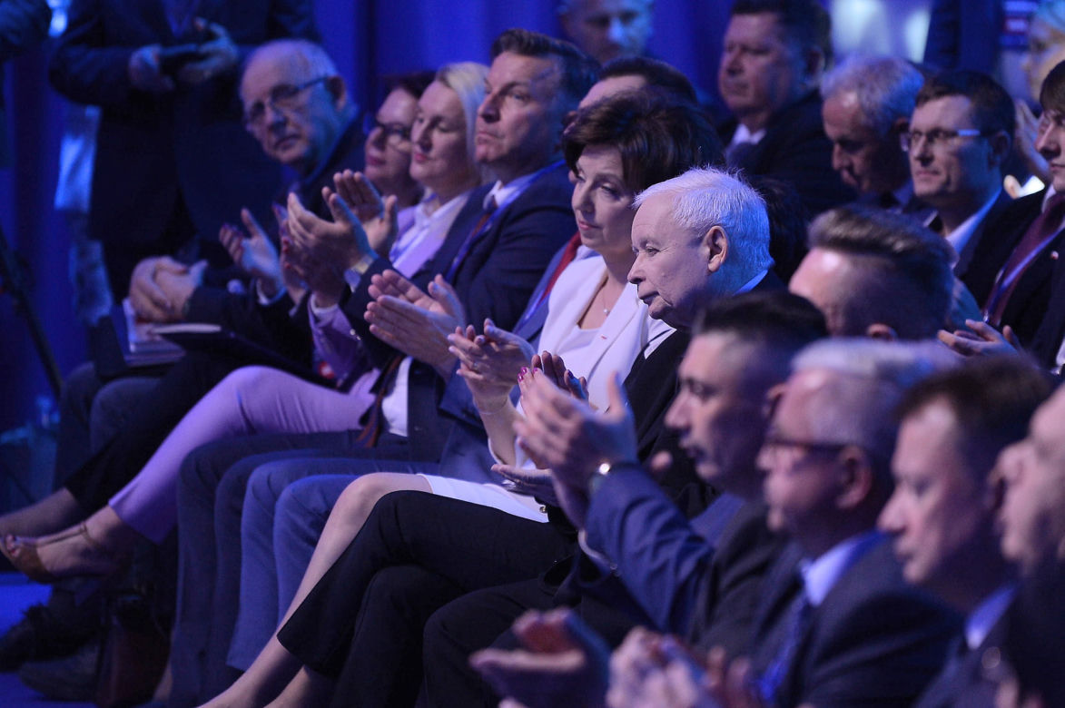 Jarosław Kaczyński na konwencji programowej PiS