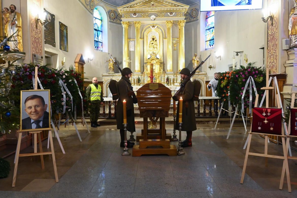 Pogrzeb burmistrza Mszczonowa Józefa Grzegorza Kurka 