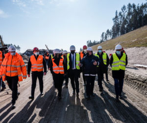Minister infrastruktury odwiedził przekop Mierzei Wiślanej
