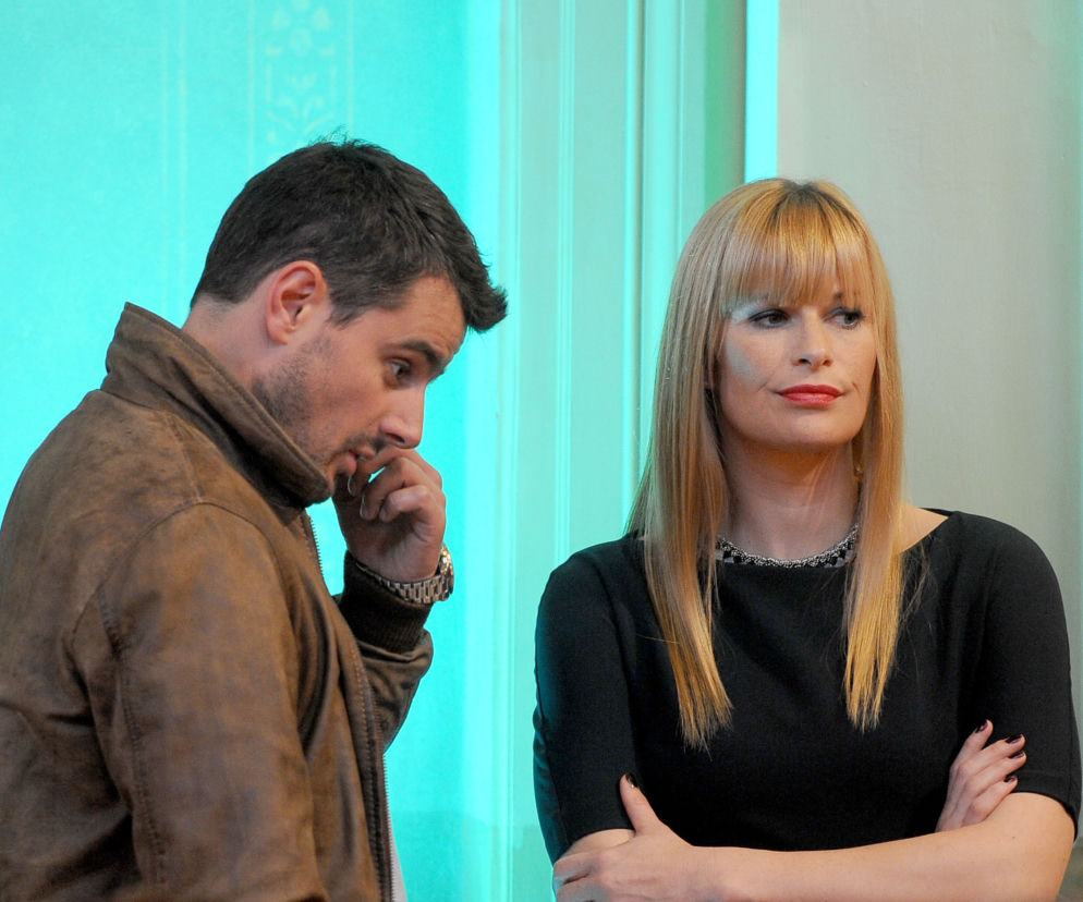Komisarz Alex 7 sezon odc. 79. Michał Orlicz (Antoni Pawlicki), Maja Merkel (Agnieszka Warchulska)