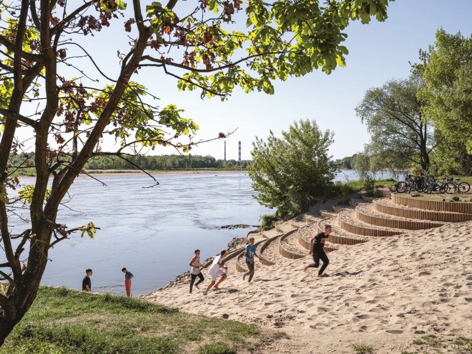 Plaża Romantyczna w warszawskim Wawrze