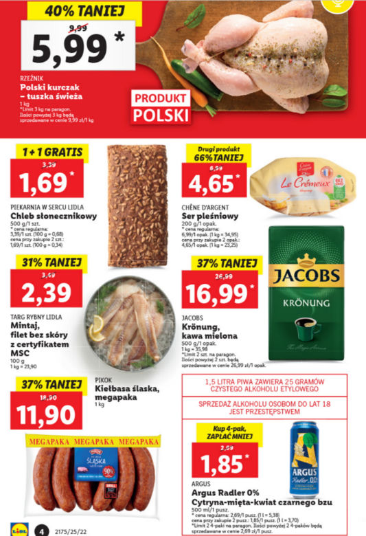 Mega promocje w nowym Lidlu w Warszawie