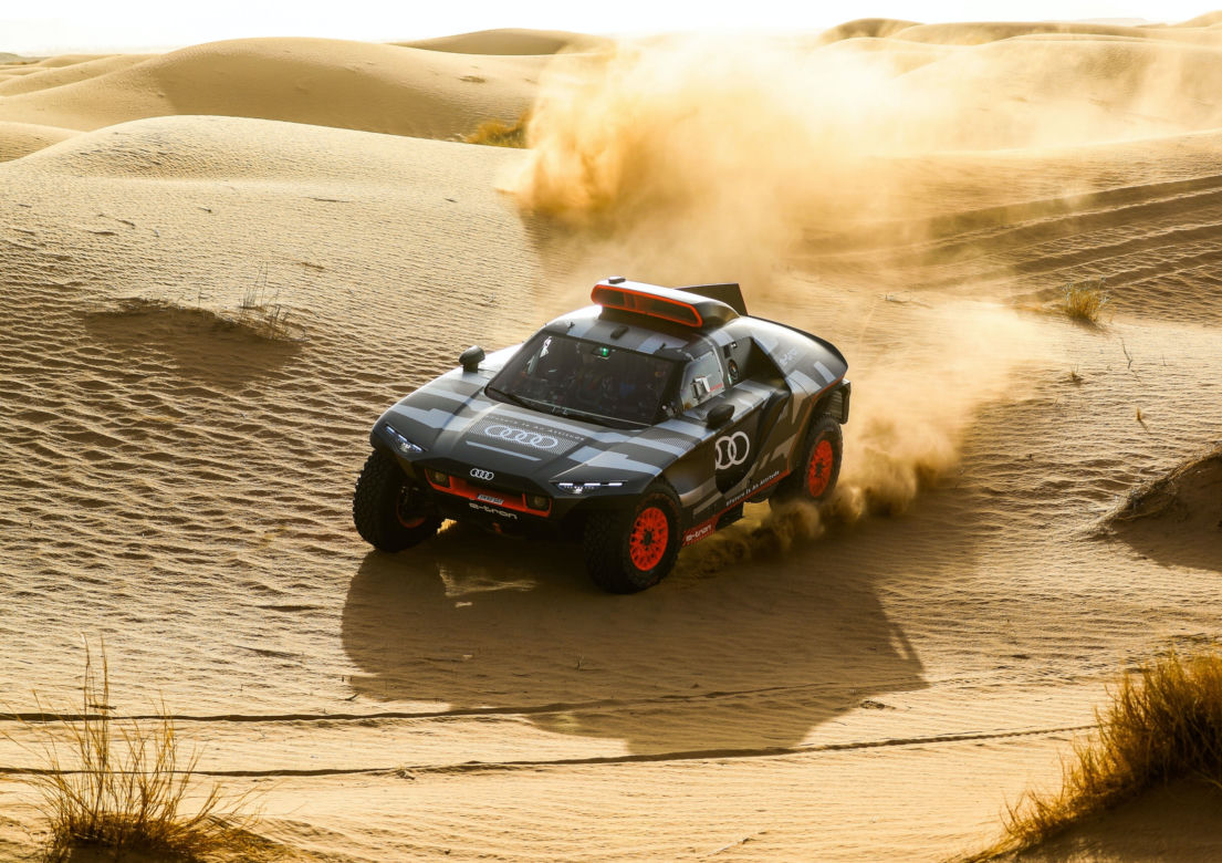 Audi RS Q e-tron testowane w Maroku