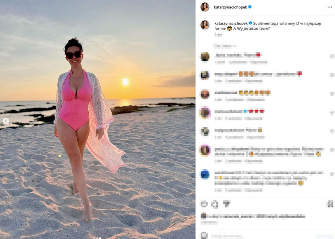 Kasia Cichopek jak słup reklamowy