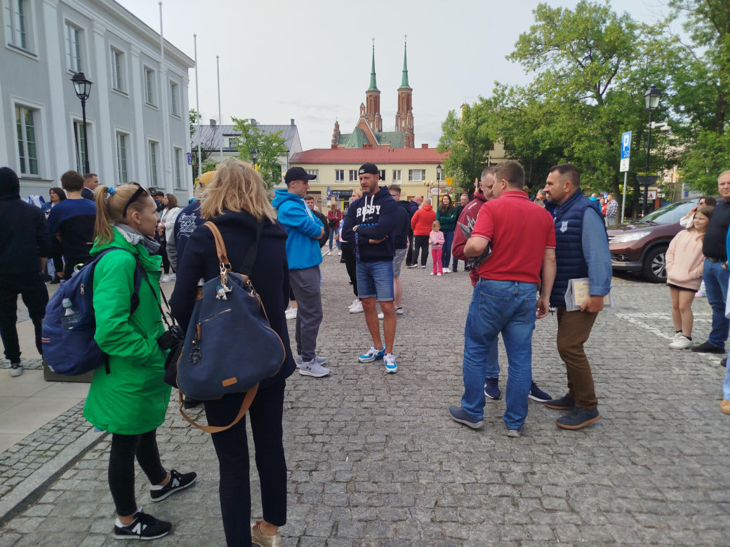 Społeczność sportowców i kibiców rugby z Siedlec uczciła największy z dotychczasowych sukcesów w historii klubu