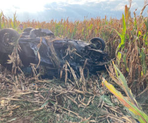 Tragiczny wypadek na DW 434 w pow. gostyńskim. Czołowe zderzenie dwóch samochodów