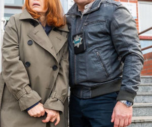 Pierwsza miłość, odcinek 4141. Teresa (Ewa Skibińska), Hubert (Rafał Szałajko)