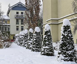 Zima 2021 w Sopocie. Kurort pod grubą warstwą śniegu 11.02.2021 r.