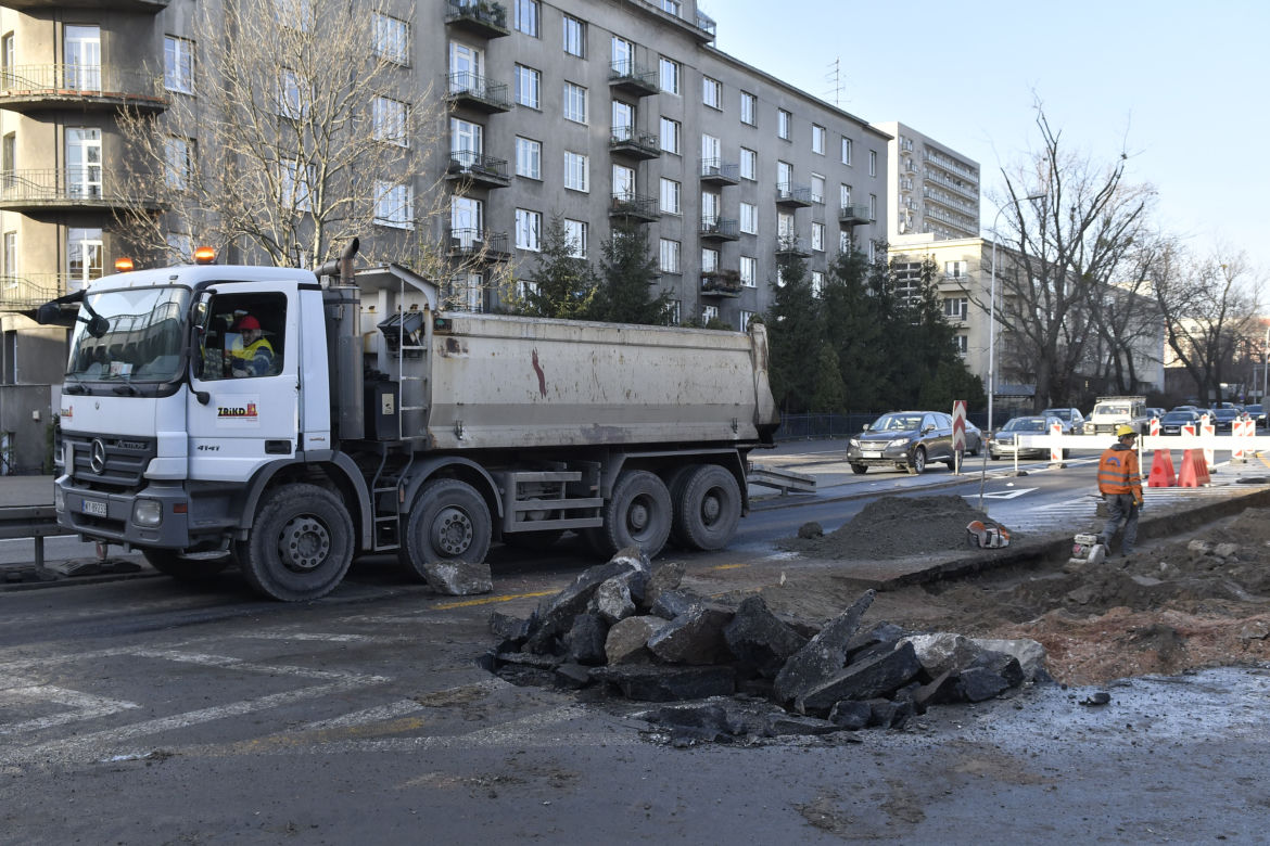 Wisłostrada się zapada