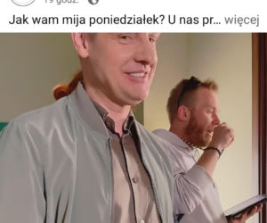 M jak miłość nowy sezon. Paweł (Rafał Mroczek) na planie