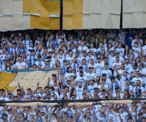 Kibice na meczu Lech Poznań - Wisła Płock