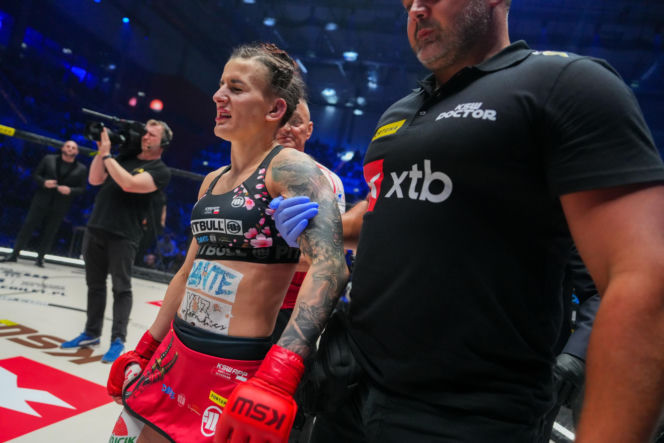 Ewelina Woźniak po walce na KSW 116