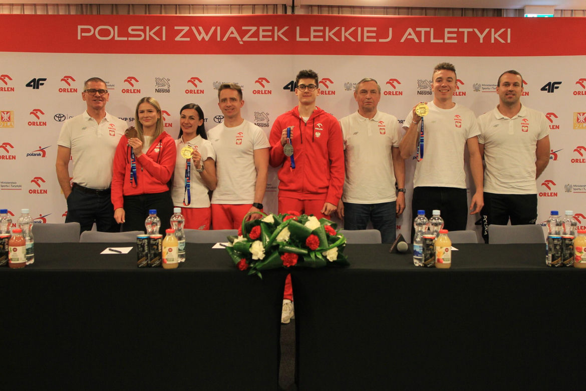 Medaliści lekkoatletycznych HME wrócili do kraju