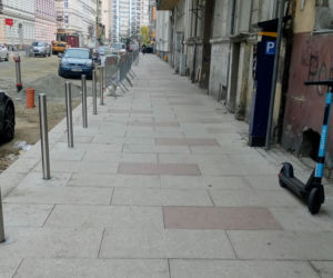 Nowe chodniki na ul. Boh. Getta Warszawskiego