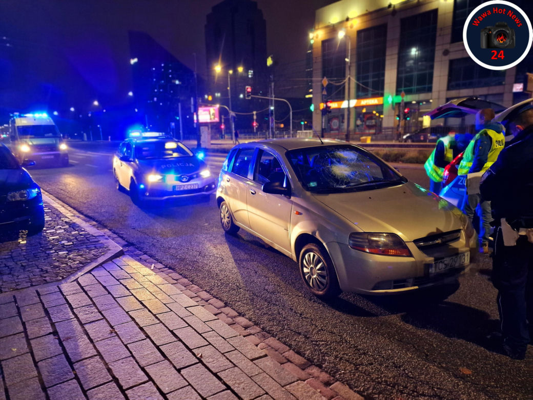 Wielki pościg w Warszawie. Naćpany Ukrainiec potrącił policjanta i rzucił się do ucieczki. „Przewiózł funkcjonariusza na masce kilkadziesiąt metrów”