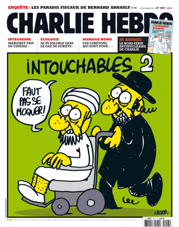 Satyryczne obrazki, które pojawiały się w piśmie Charlie Hebdo