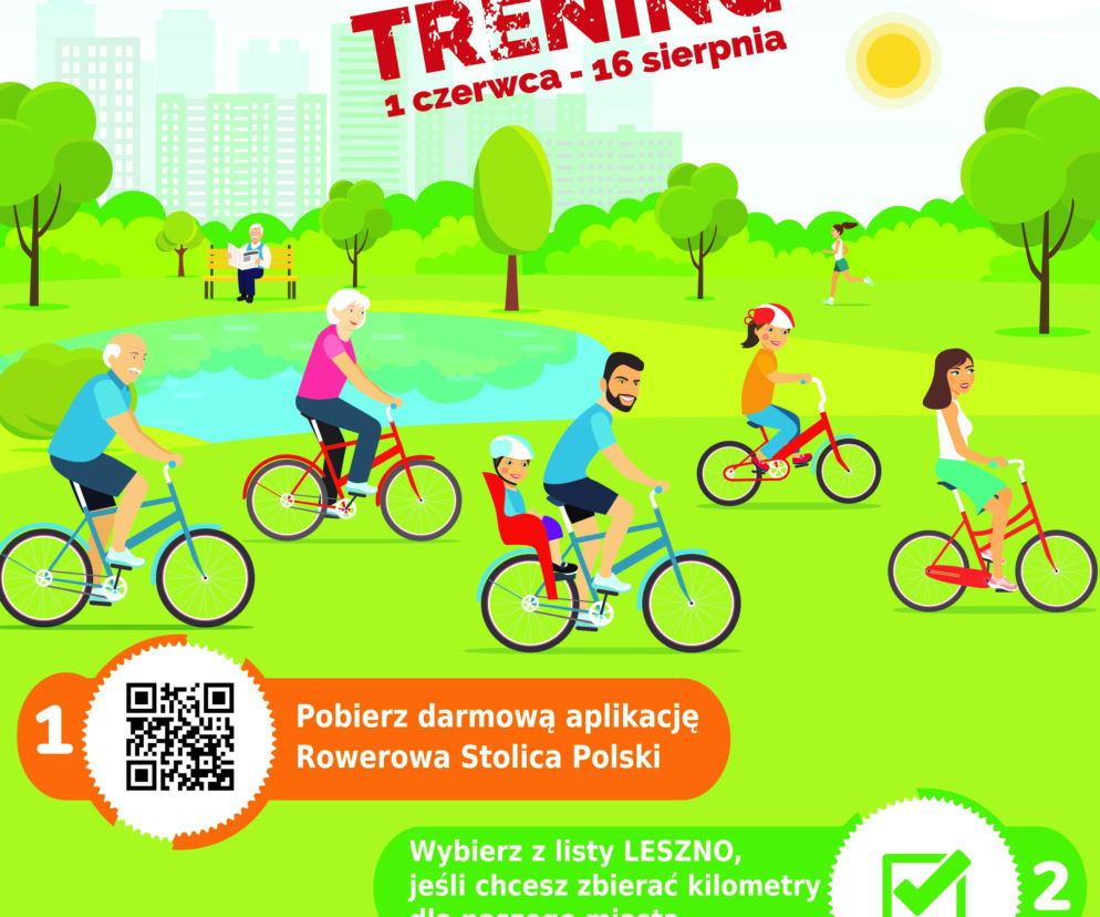 Leszno znów powalczy o tytuł Rowerowej Stolicy Polski. Wsiadaj na rower!